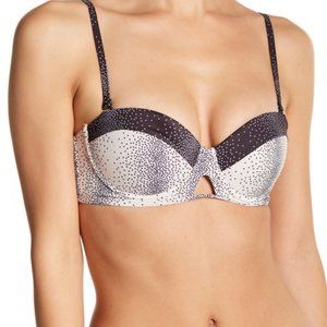 NWT Tavik Swimwear Tapioca Women's Underwire Removable Adj Strap Bikini Top S